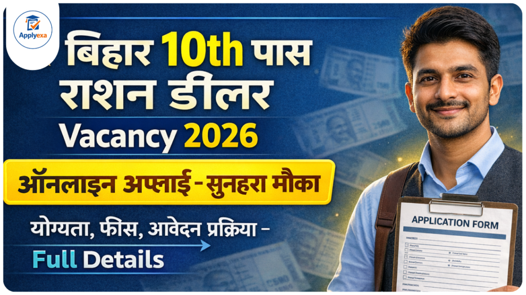 Bihar Ration Dealer Vacancy 2026: बिहार में 5,000 राशन डीलर की भर्ती,अपने जिले की भर्ती यहाँ से चेक करे- Full Details