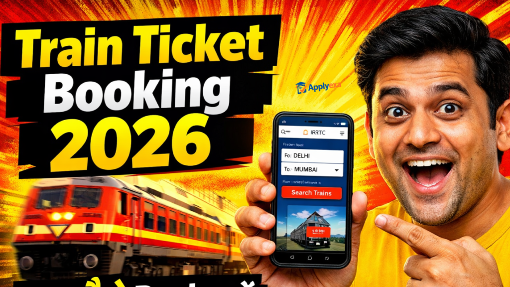 Train Ticket Booking Kaise Kare 2026 – घर बैठे ऑनलाइन ट्रेन टिकट बुकिंग कैसे करें? जानिए Full Process