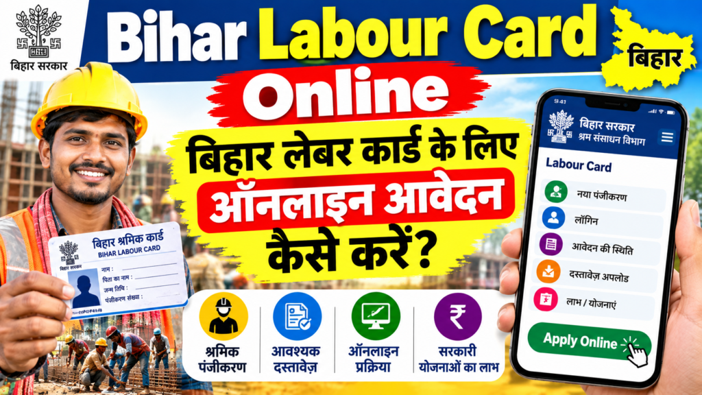 Bihar Labour Card Online UmeshTalks: बिहार लेबर कार्ड के लिए ऑनलाइन आवेदन कैसे करें?