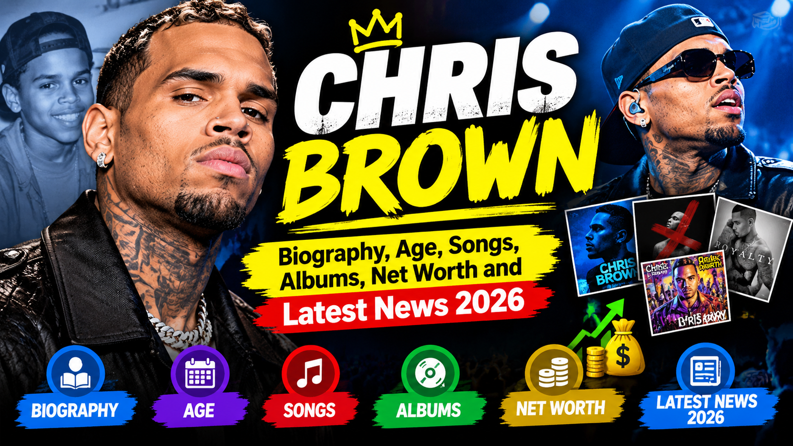 Chris Brown: Biography, Age, Songs, Albums, Net Worth and Latest News 2026